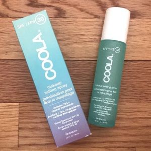 BNIB COOLA makeup setting spray spf 30